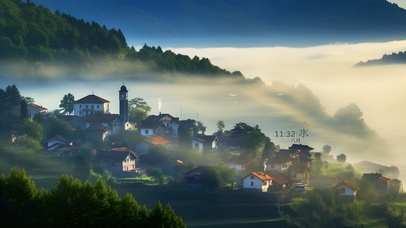 清晨第一缕阳光