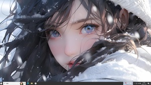 雪地少女