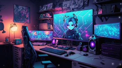 电竞少女房间