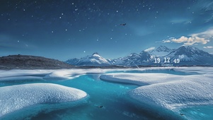 治愈雪景