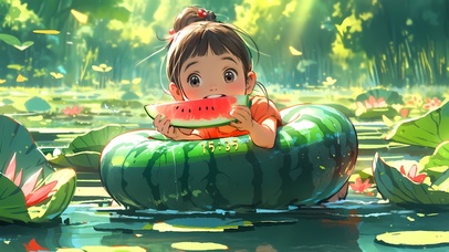 西瓜味的夏天（护眼）
