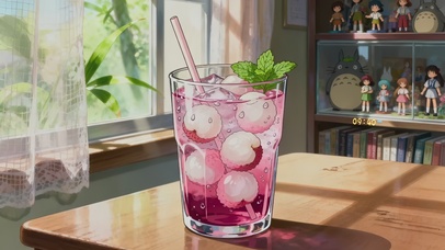 清新温暖动漫房间