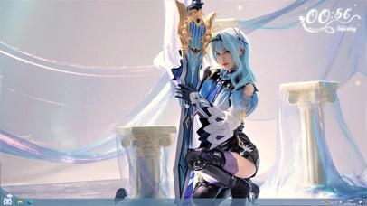 原神优菈cos（半蹲）