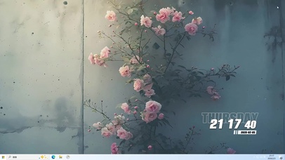 简约护眼花草桌面主题