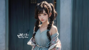 可爱的美女-BG-0321