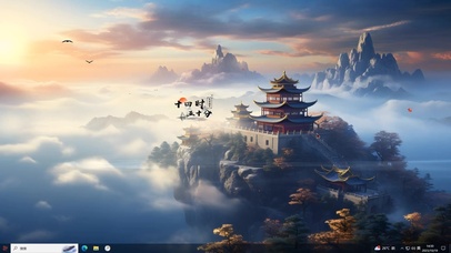 4K 深秋云雾高山	