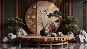 中式屏风