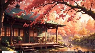 4K唯美秋天枫叶主题