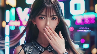 賽博街角の害羞壹吻