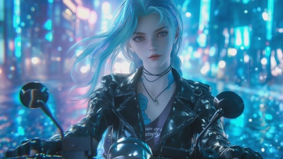 机车女孩金克斯