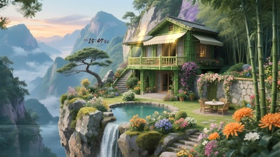 青山绿水环绕雅居