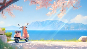 粉色樱花海