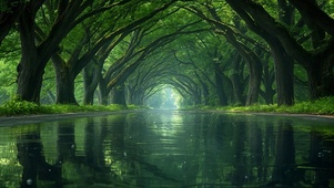 林荫水道