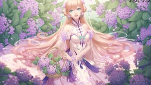 花丛少女