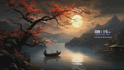 唯美夜景ai壁纸