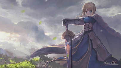 saber胜利fate唯美圣剑