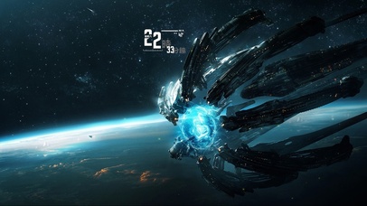 宇宙太空科技卫星炮