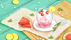 清新夏日
