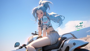 机车女神 金克斯