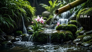 鲜花溪流