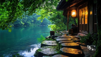 溪边钓鱼佬日常