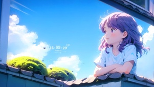 仰望天空