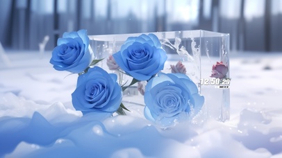 冰封玫瑰