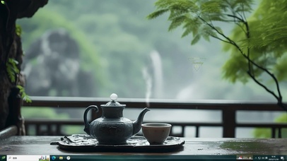 4K煮茶观景主题