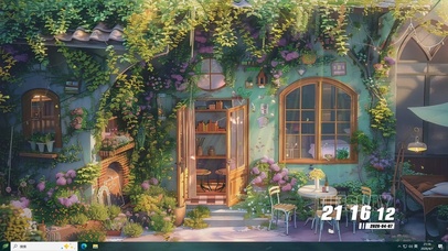 护眼花草树木桌面主题