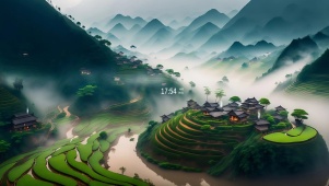 世外桃源 山水风景