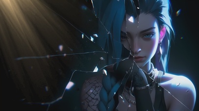 玻璃碎片金克斯