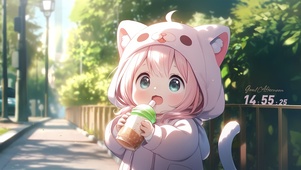 珍珠奶茶少女