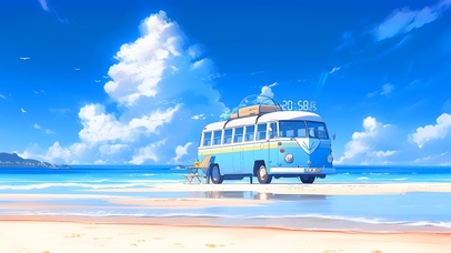 清新旅行假日