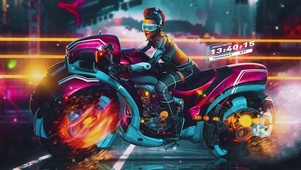 赛博朋克-机车少女-02