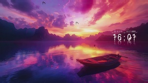 唯美夕阳风景
