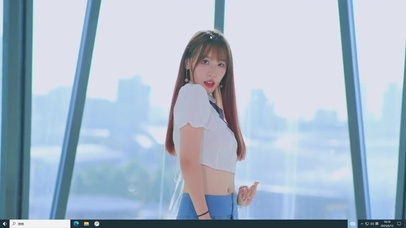 性感牛仔裤热舞 短裙变装美女