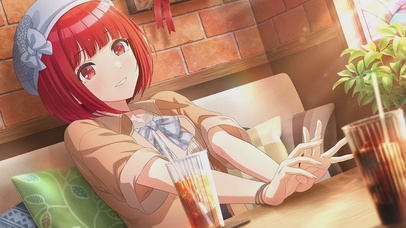 二次元红发女孩