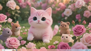 粉嘟嘟小萌猫
