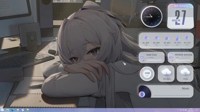 趴在桌上的女孩 崩坏3布洛妮娅