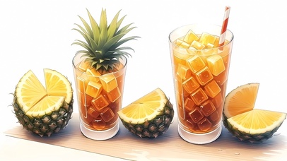 夏日菠萝冰