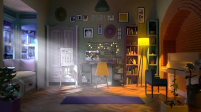 4K唯美治愈夜晚动漫房间