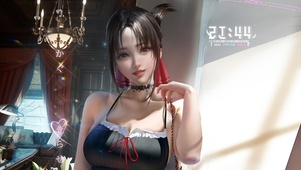 丸子头女孩