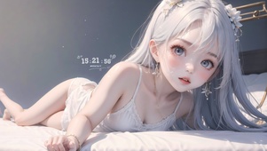 可爱清纯小女孩