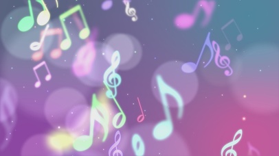 动态唯美粒子音符飘动