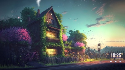 夕阳小屋