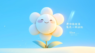 愿你的生活像花一样绽放