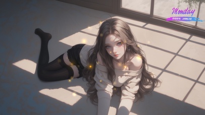 在她微笑中，藏着整个世界的温柔