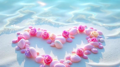 清澈海水 海边石头