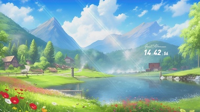 绿色护眼清新风景