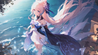 清纯可爱二次元美少女